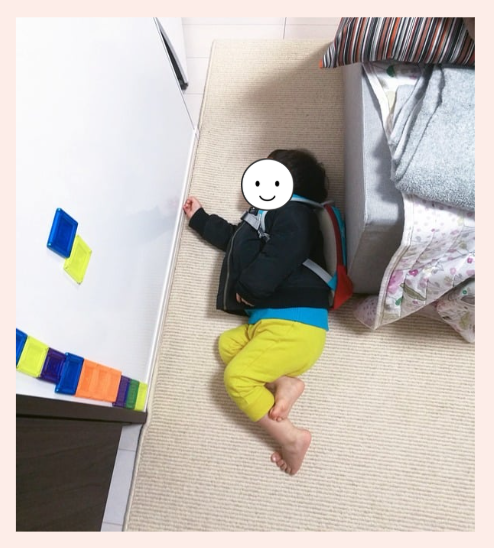 息子3才、外出拒否
