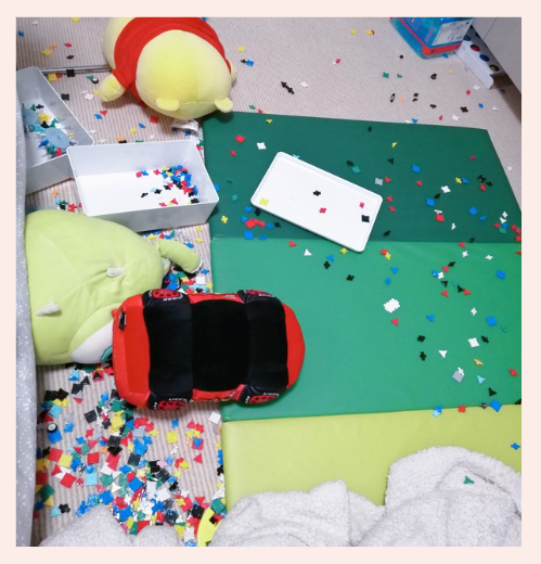 5才の散らかしっぷり