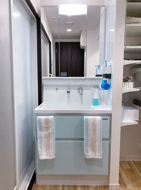 タカラの洗面台ファミーユ75cm幅