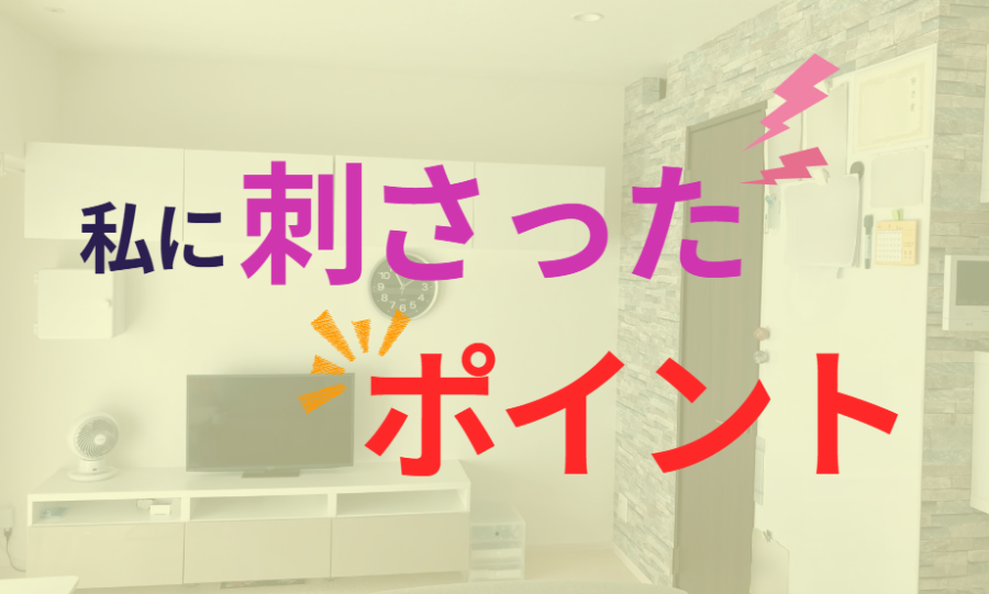 私に刺さったポイント