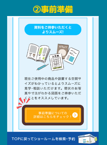 チェックシートの場所　携帯版3