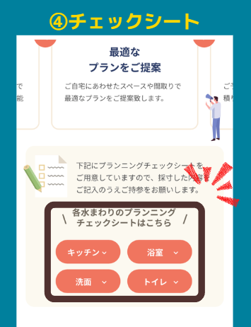 チェックシートの場所　携帯版5