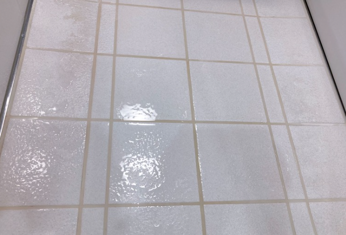 シャワーから1分後