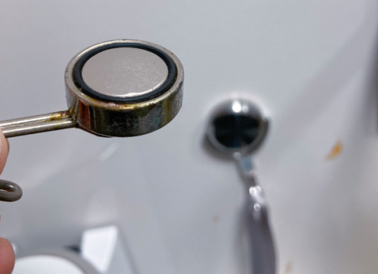 耐水じゃない市販のマグネットから