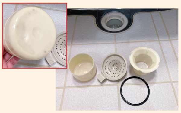 排水溝の部材
(カバーは使ってない)