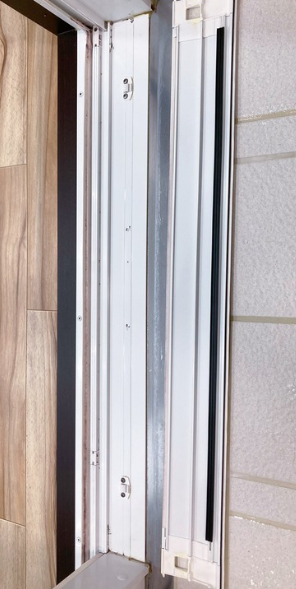 掃除後
スロープとスロープ下