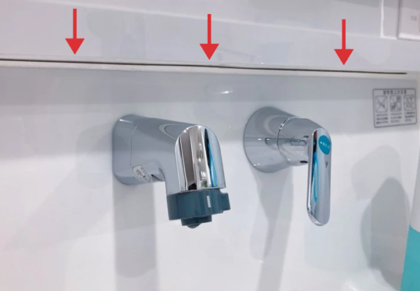 洗面は工務店さんの施工