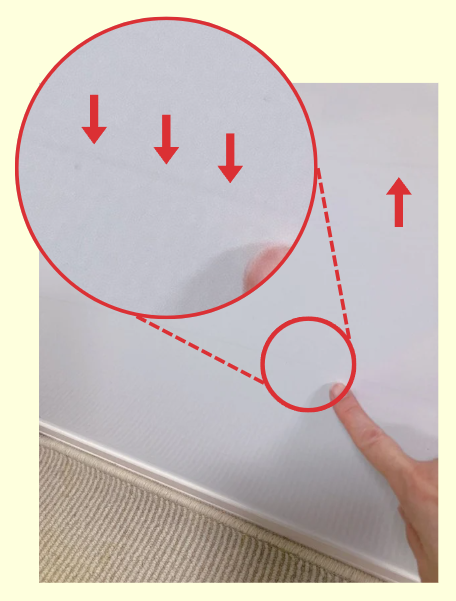 数回消さないと跡がのこる