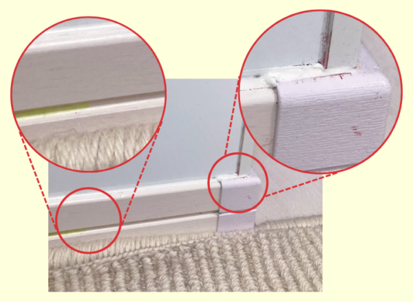 巾木もキャンパス