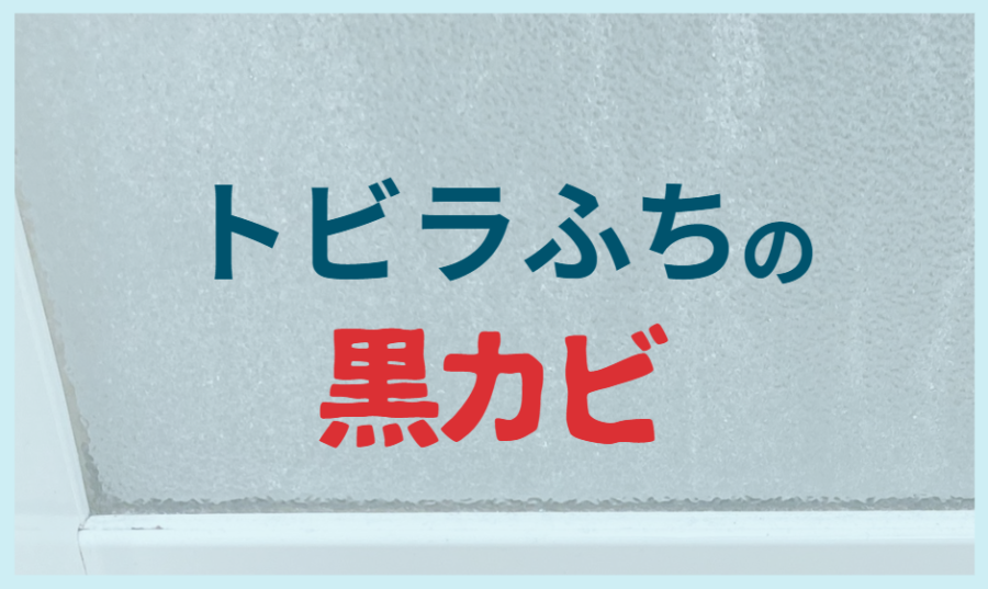 トビラふちの黒カビ