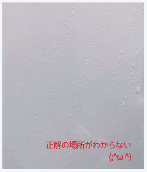カリカリ落としで10分後