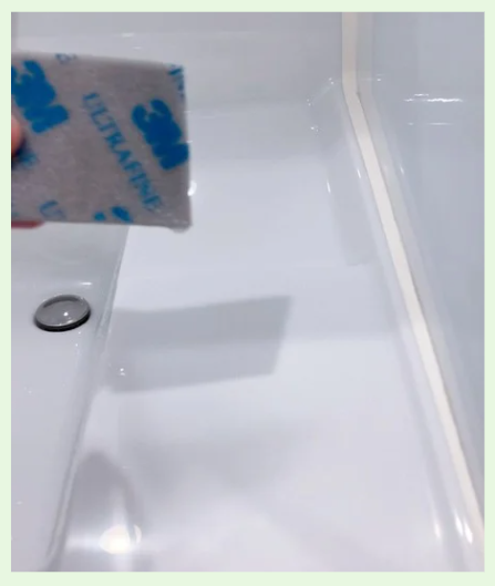 本番　濡らした3M研磨スポンジ（青）#800~#1000